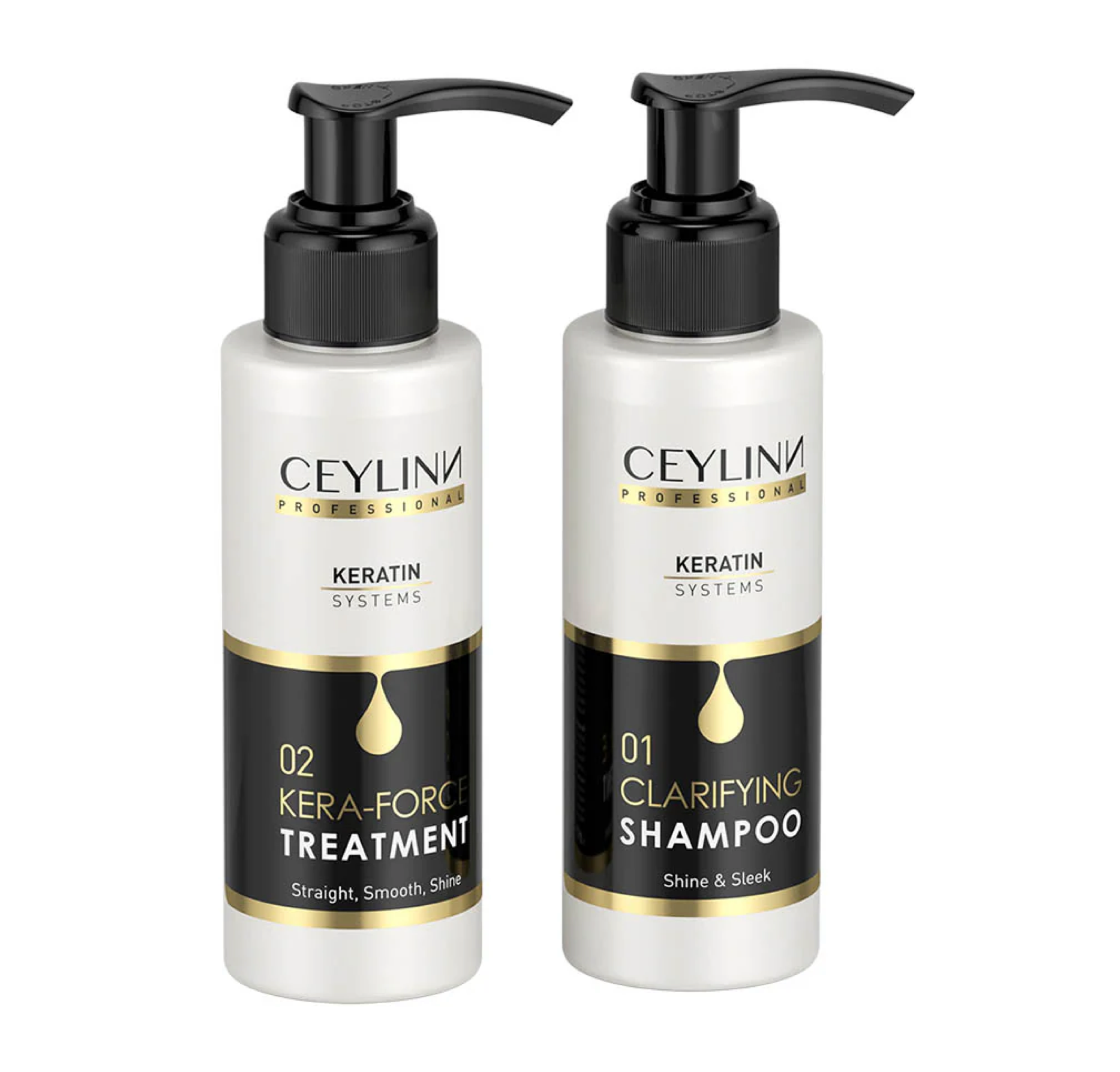 Ceylinn Keratin Straightening Treatment Hair Smoothing Kit 100ml