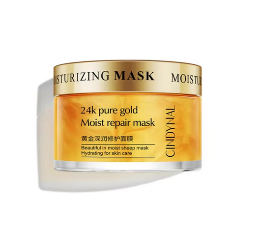 Cindynal Moisturizing Mask 24K Pure Gold Moist Repair 120g