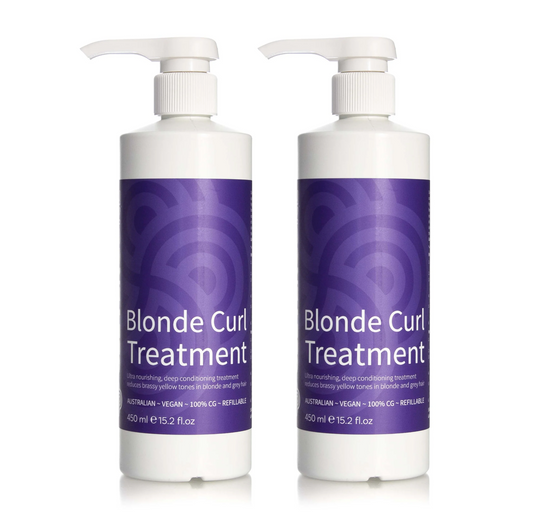 Clever Curl Blonde Curl Treatment 450ml Duo