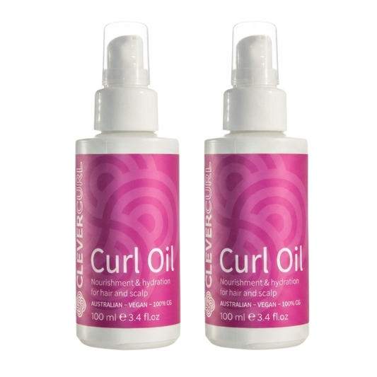 Clever Curl Curl Oil For Hair & Scalp 100ml (2pc)