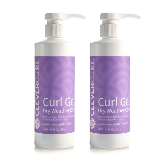 Clever Curl Dry Weather Curl Gel 450ml Duo