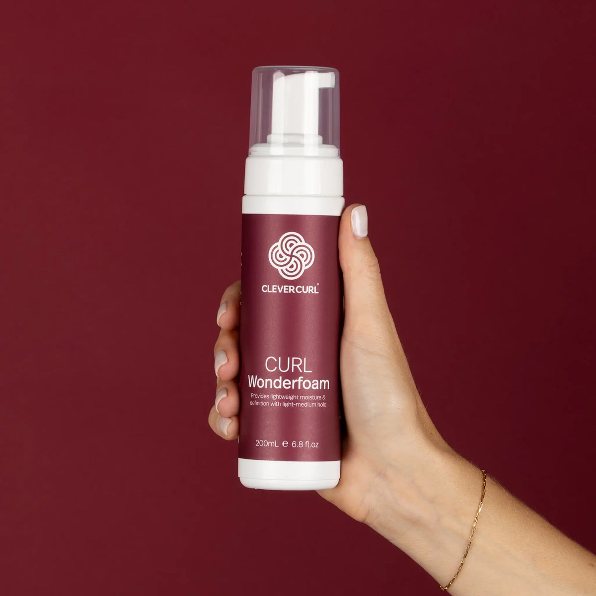 Clever Curl Cleanser Shampoo and Rich Conditioner 450ml + Wonderfoam (3pc)