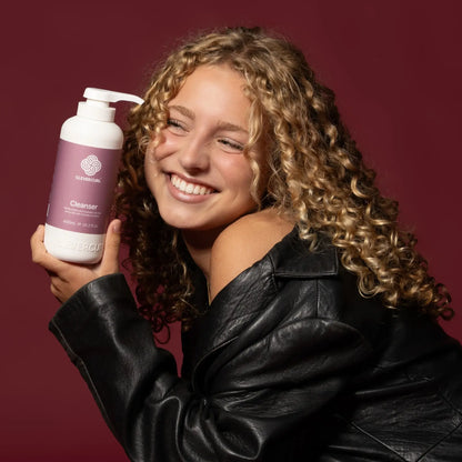 Clever Curl Cleanser and Light Conditioner 450ml + Curl Cream (3pc)