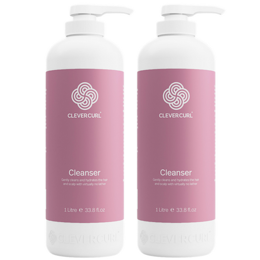 Clever Curl Cleanser Shampoo 1000ml (2pc)