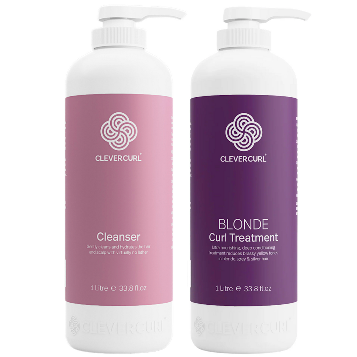 Clever Curl Cleanser and Blonde Curl Treatment 1000ml
