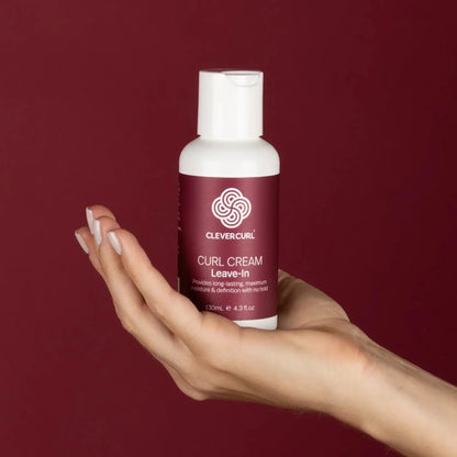 Clever Curl Cleanser and Rich Conditioner 130ml + Curl Cream, Dry Curl Gel 130ml Kit (4pc)