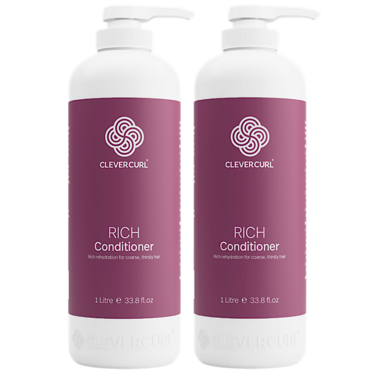 Clever Curl Rich Conditioner 1000ml (2pc)