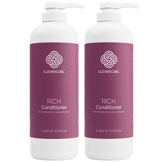 Clever Curl Rich Conditioner 1000ml (2pc)