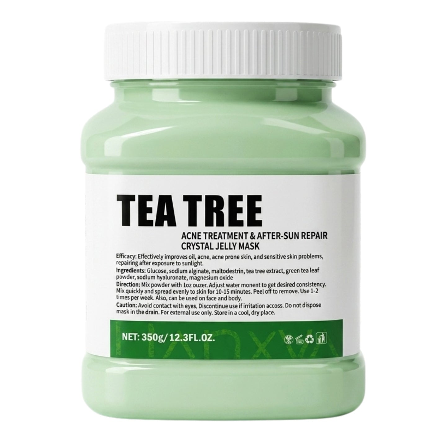 Crystal Hydrojelly Mask Acne Treatment Sun Repair Tea Tree Peel 350g