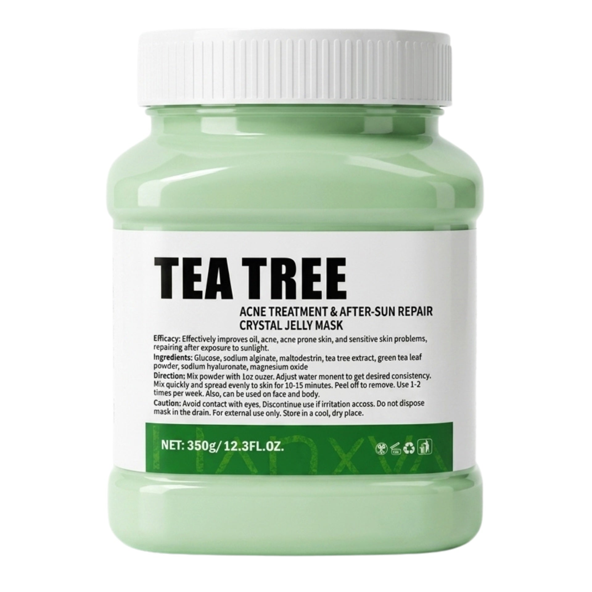 Crystal Hydrojelly Mask Acne Treatment Sun Repair Tea Tree Peel 350g