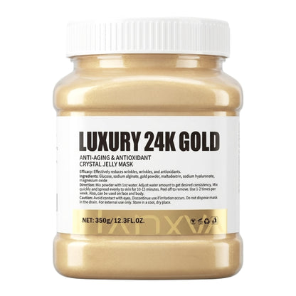 Crystal Hydrojelly Mask Anti Aging Antioxidant Luxury 24K Gold Peel 350g