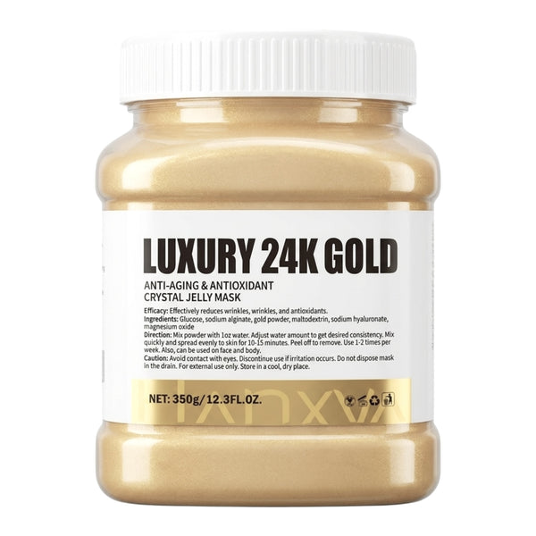 Crystal Hydrojelly Mask Anti Aging Antioxidant Luxury 24K Gold Peel 350g
