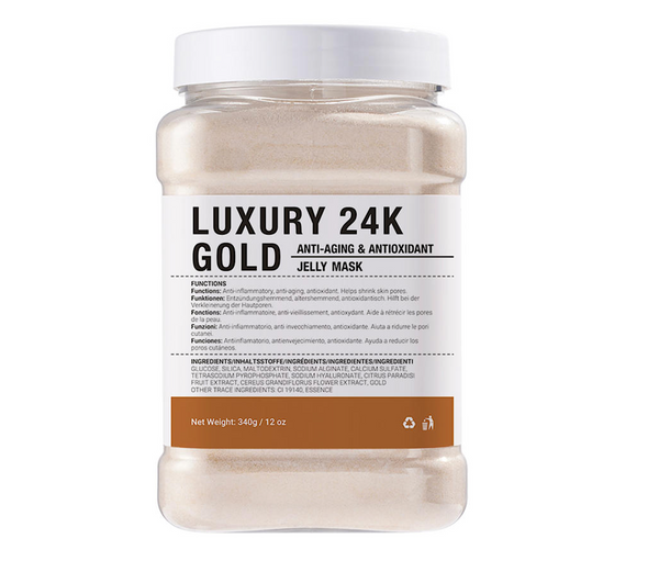 Crystal Hydrojelly Mask Anti Aging Antioxidant Luxury 24K Gold Peel 650g