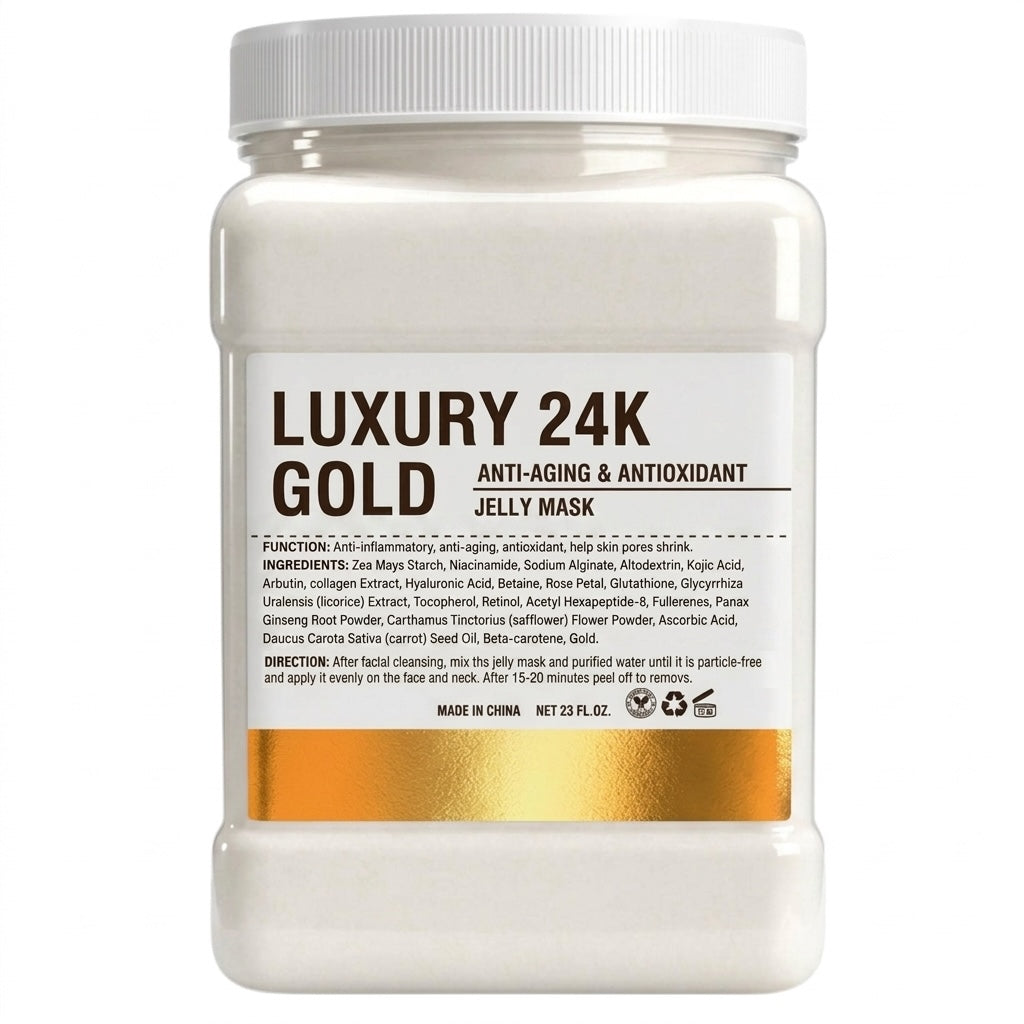 Crystal Hydrojelly Mask Anti Aging Antioxidant Luxury 24K Gold Peel 650g