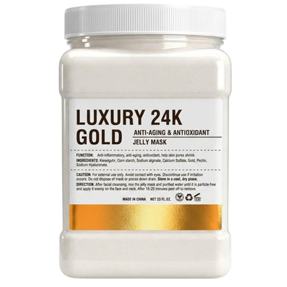 Crystal Hydrojelly Mask Anti Aging Antioxidant Luxury 24K Gold Peel 650g