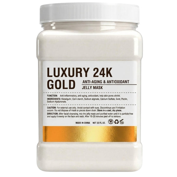Crystal Hydrojelly Mask Anti Aging Antioxidant Luxury 24K Gold Peel 650g