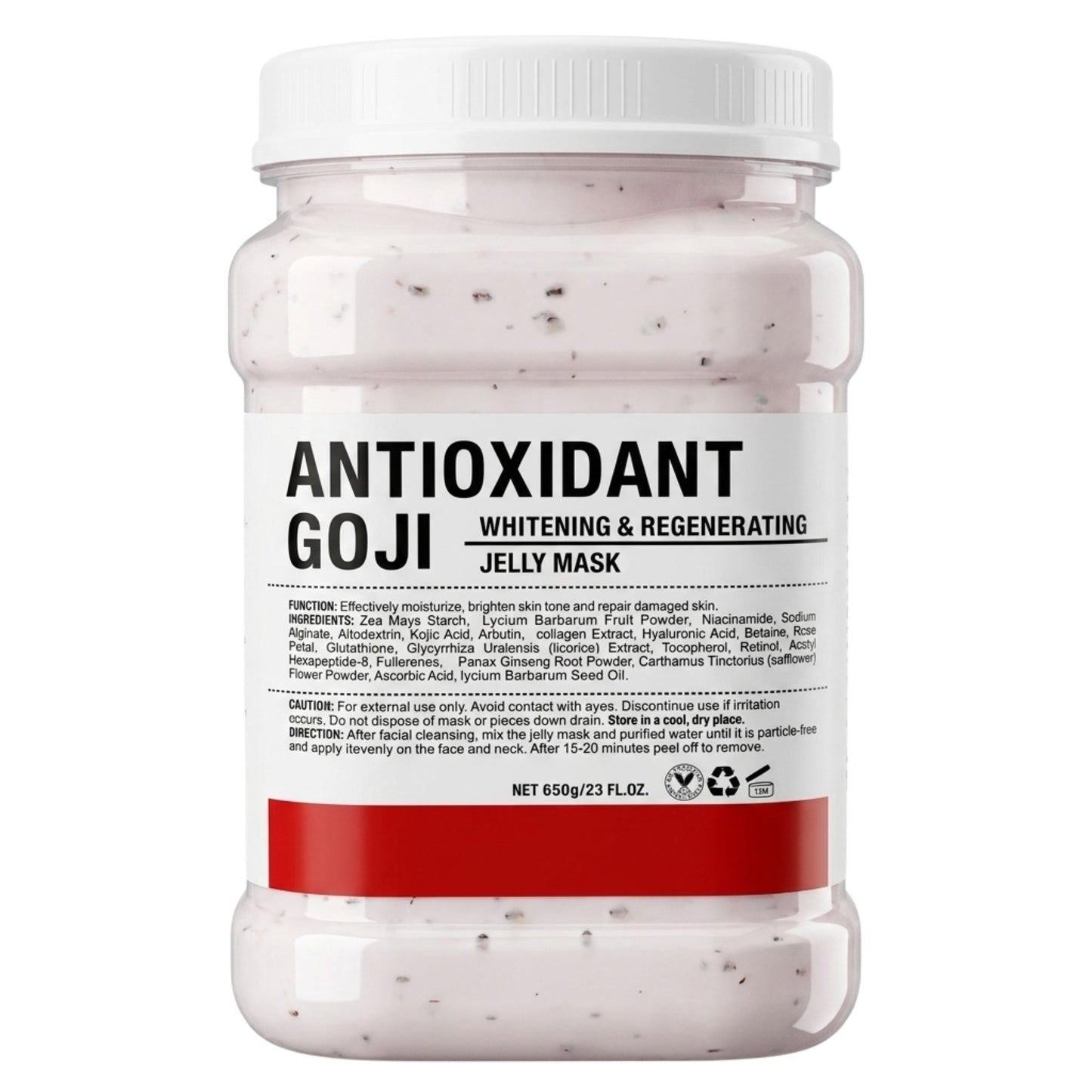 Crystal Hydrojelly Mask Antioxidant Goji Regeneration Peel 650g
