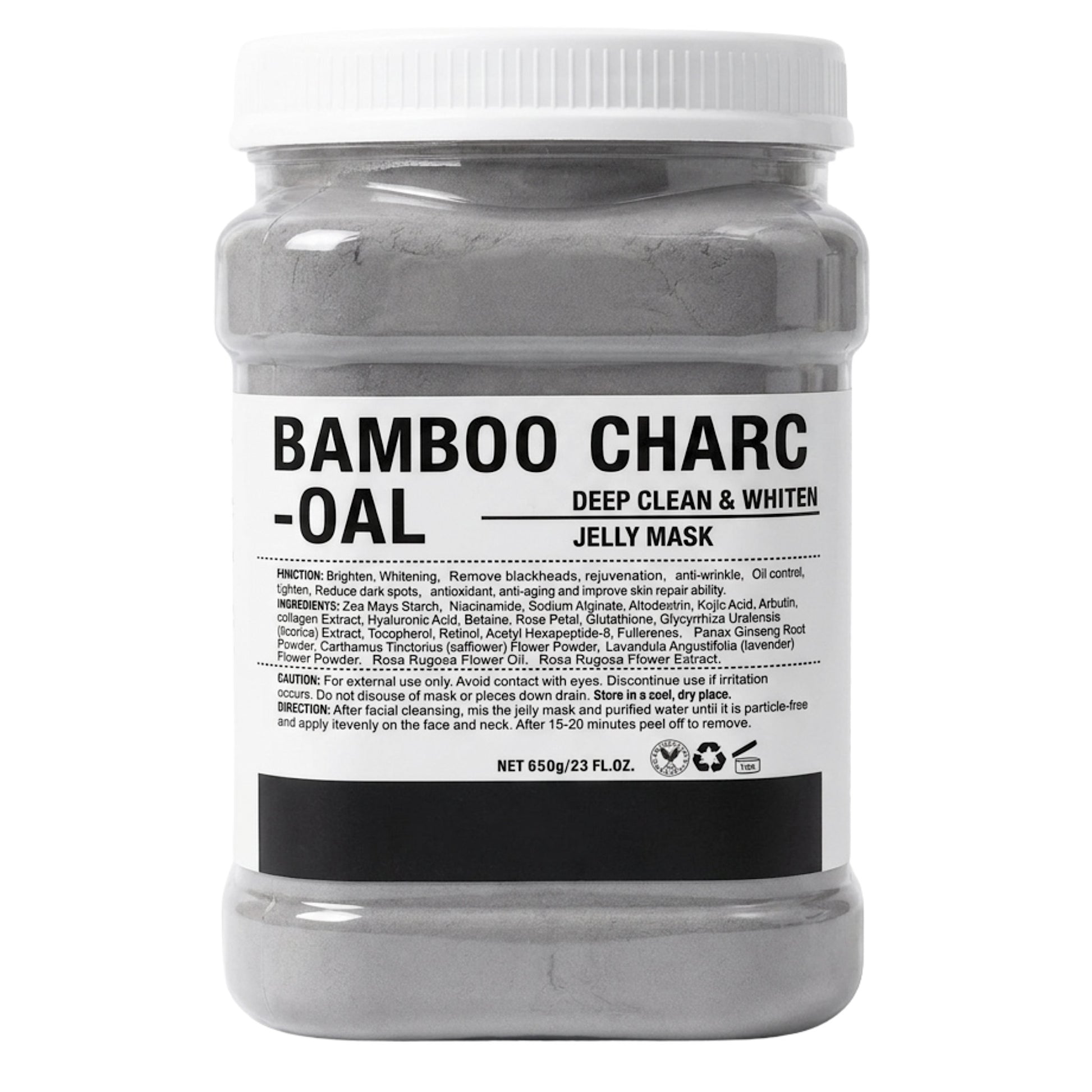 Crystal Hydrojelly Mask Bamboo Charcoal Peel 650g