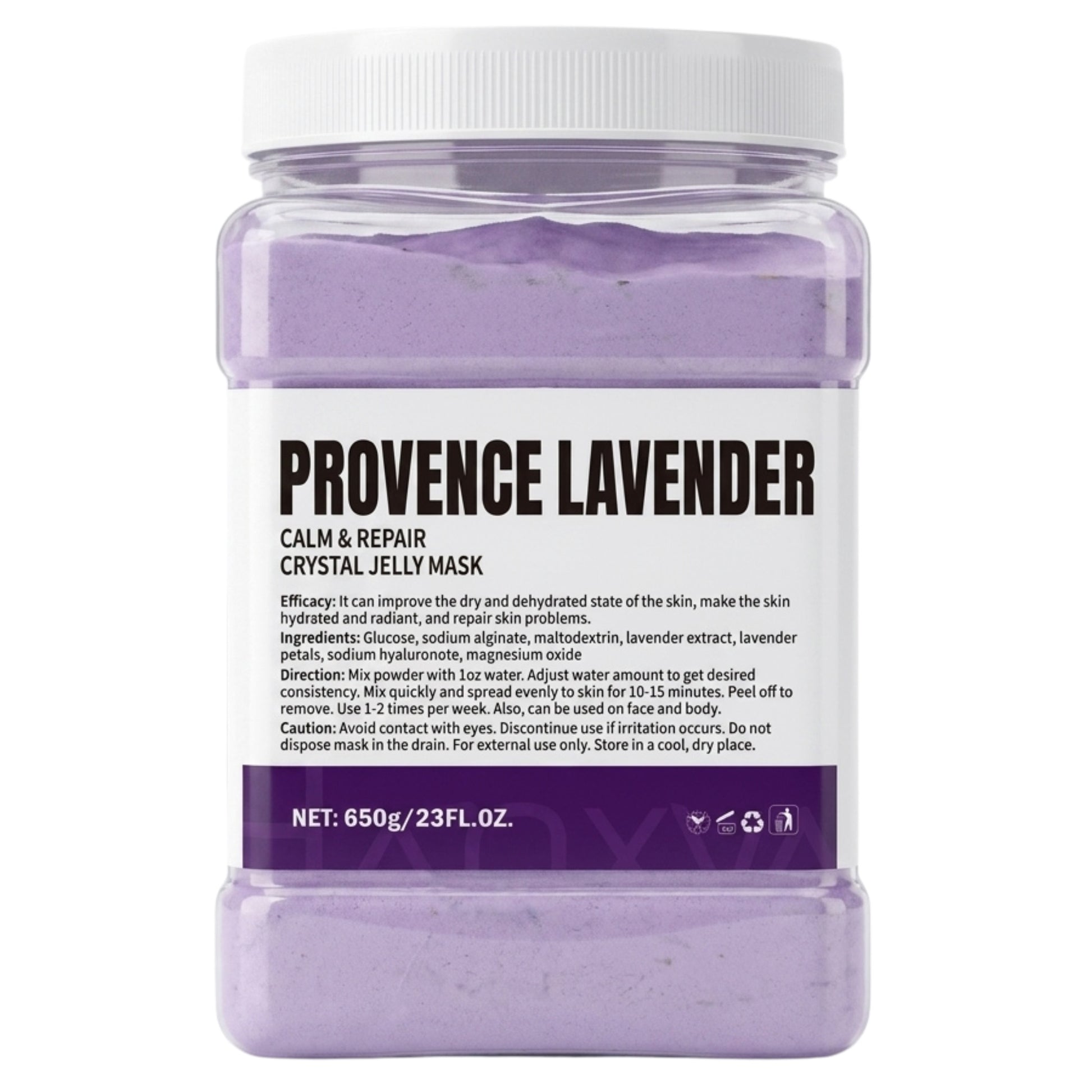 Crystal Hydrojelly Mask Calm and Repair Provence Lavender Peel 650g