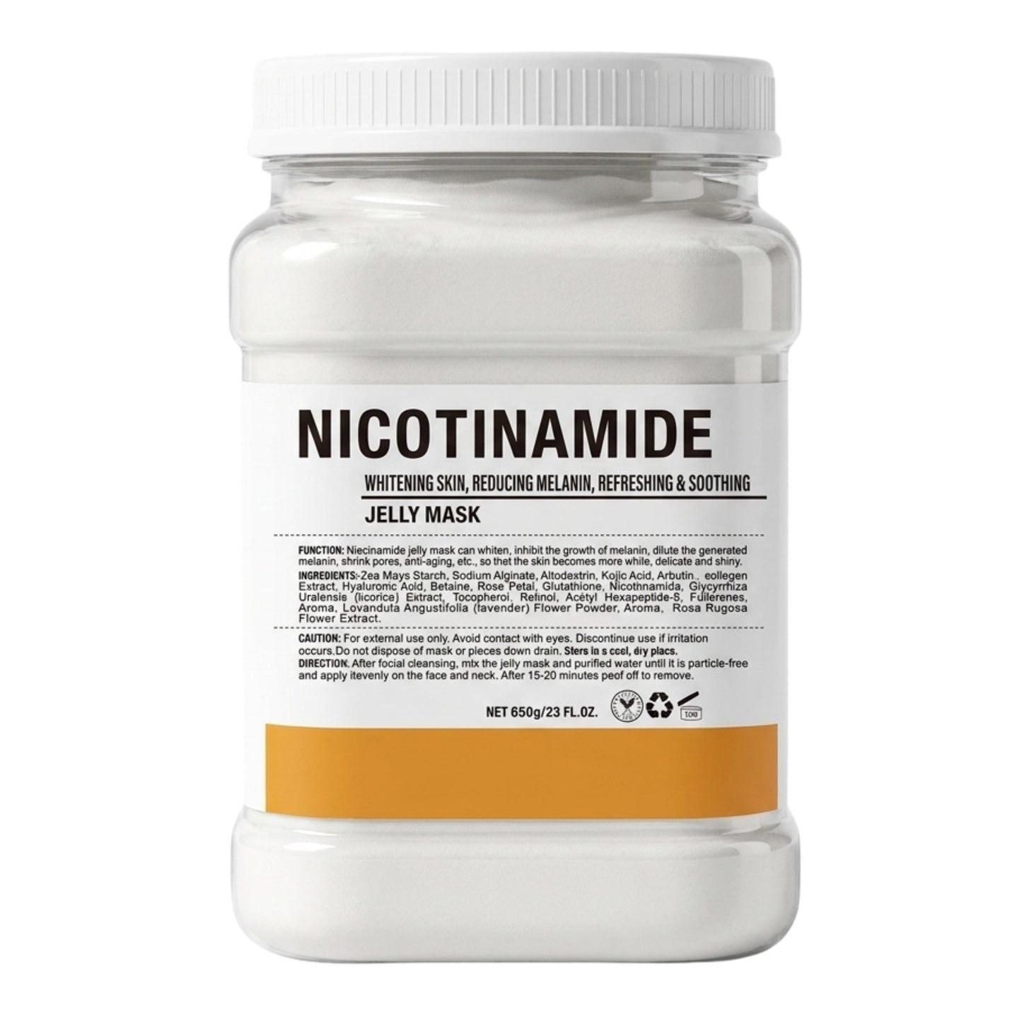 Crystal Hydrojelly Mask Double Whitening Nicotinamide Peel 650g