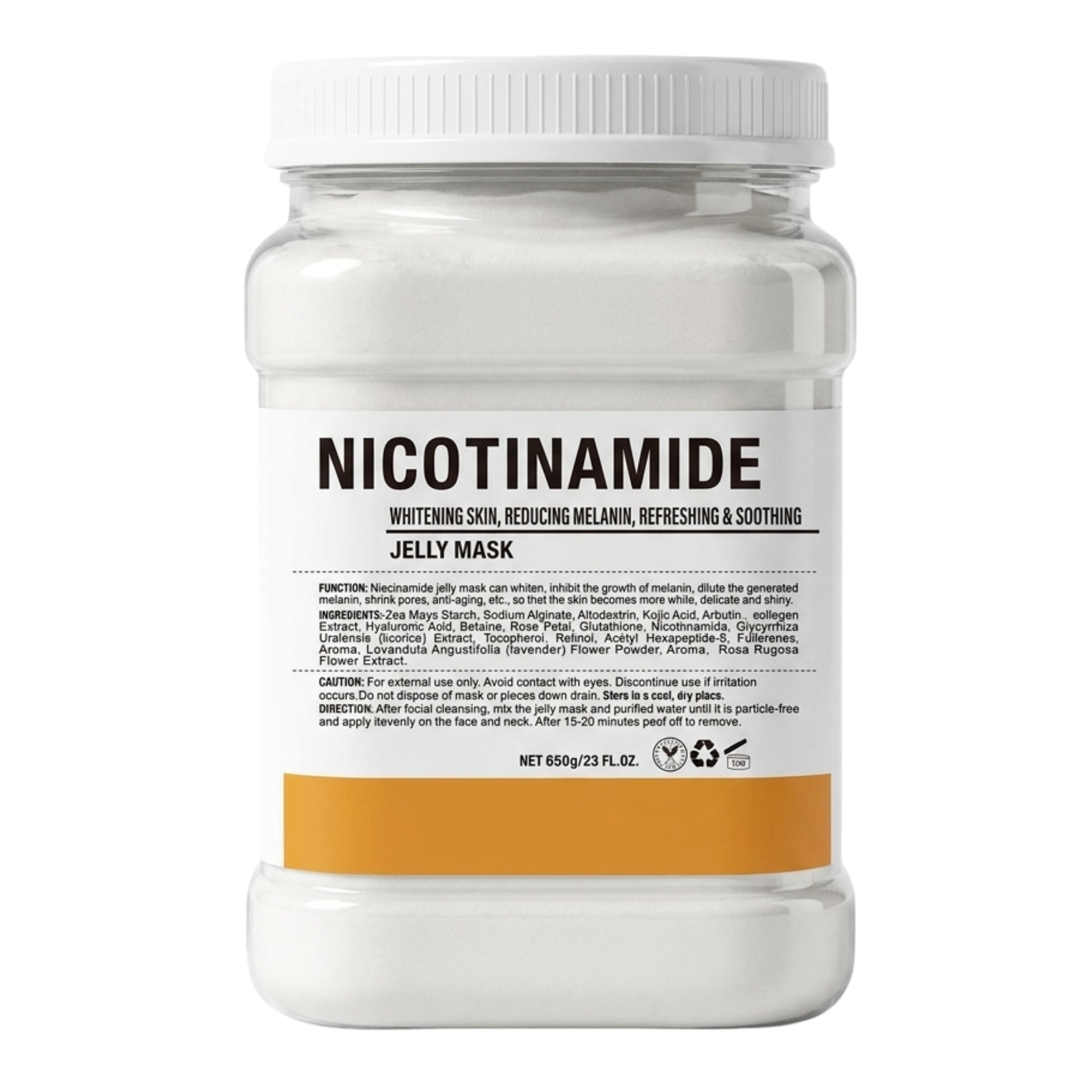 Crystal Hydrojelly Mask Double Whitening Nicotinamide Peel 650g