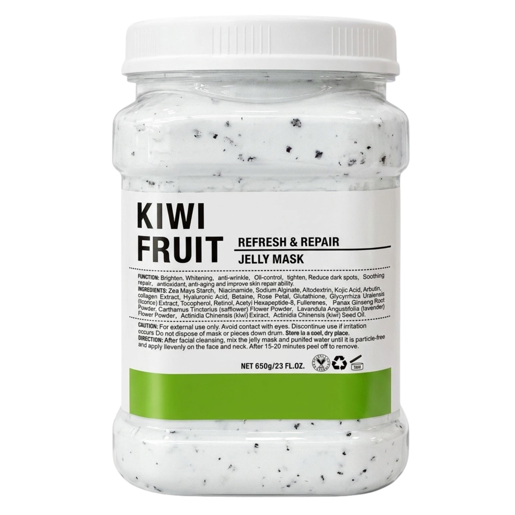 Crystal Hydrojelly Mask Kiwi Fruit Refresh and Repair Peel 650g
