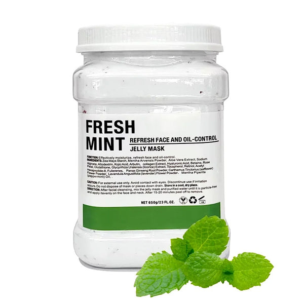 Crystal Hydrojelly Mask Oil Control Fresh Mint Peel 650g