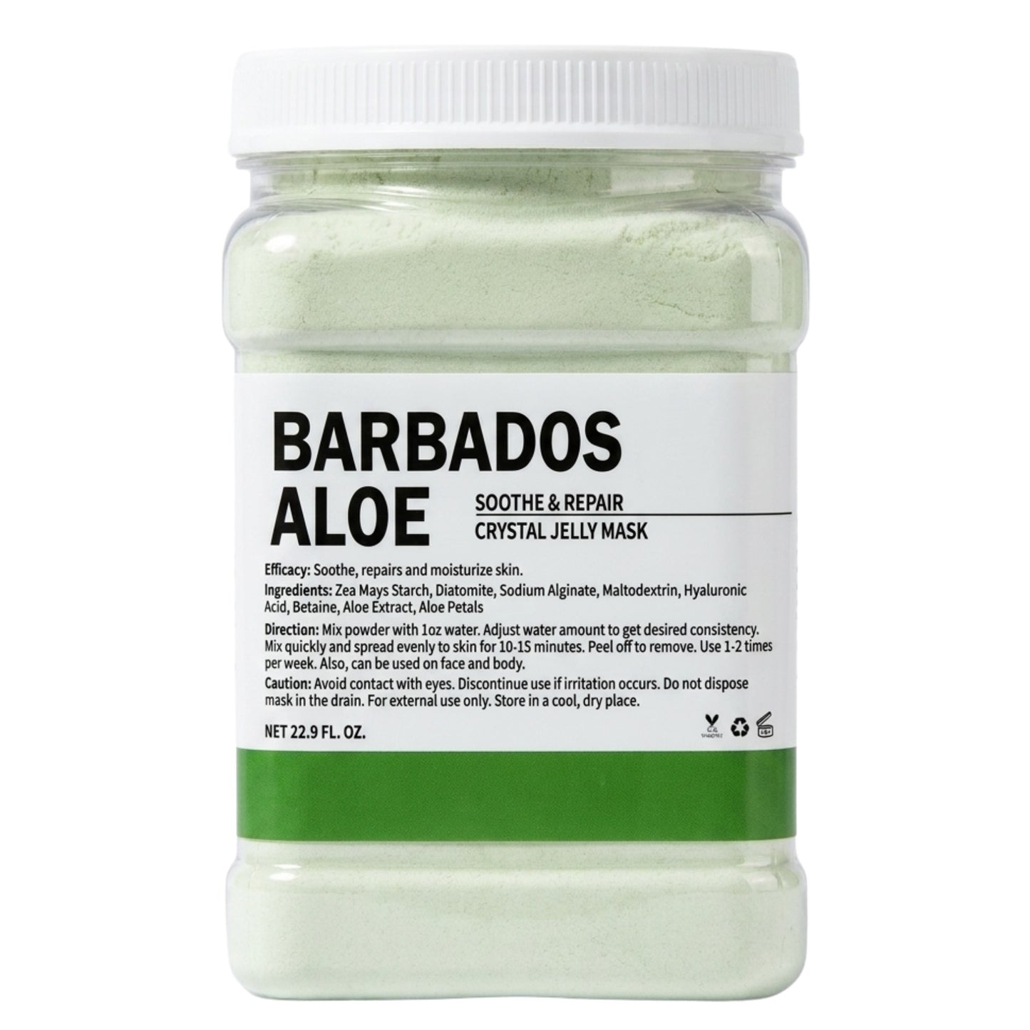 Crystal Hydrojelly Mask Soothe and Repair Barbados Aloe Peel 650g