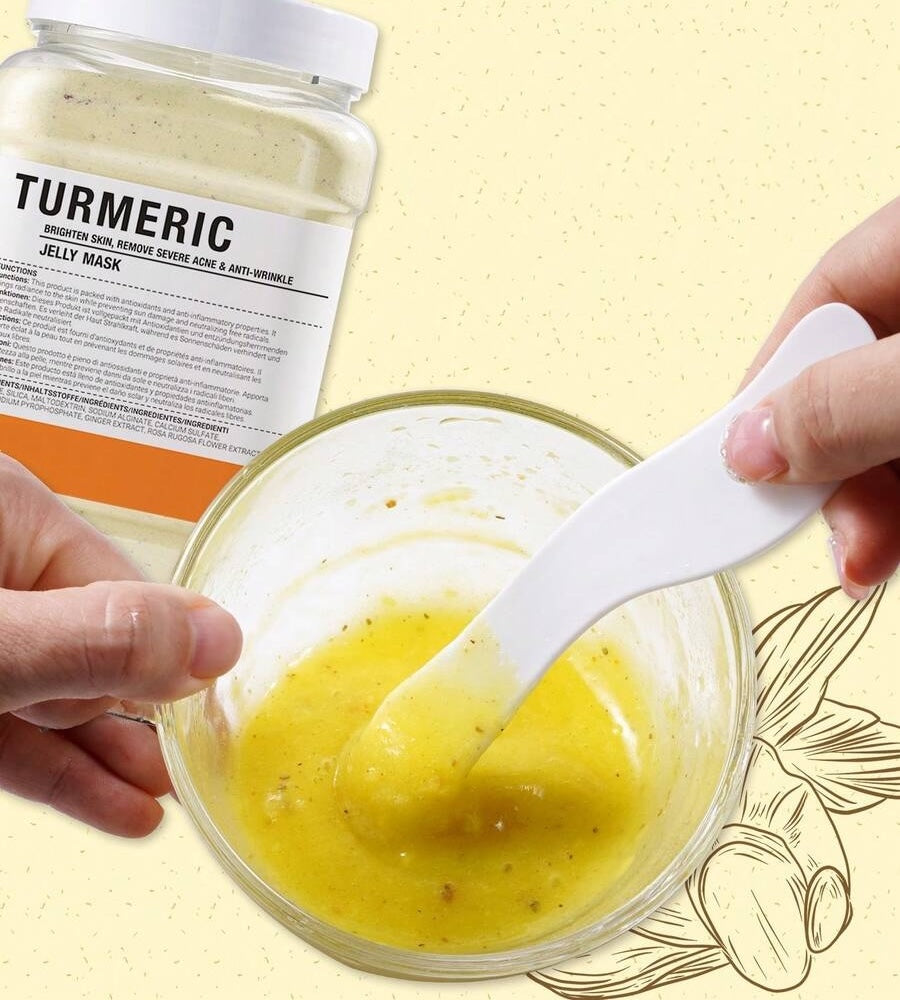 Crystal Hydrojelly Mask Turmeric Skin Brightening Peel 650g