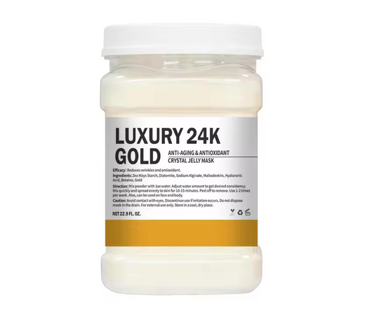 Crystal Jelly Mask Anti Aging Antioxidant Luxury 24K Gold Peel 650g