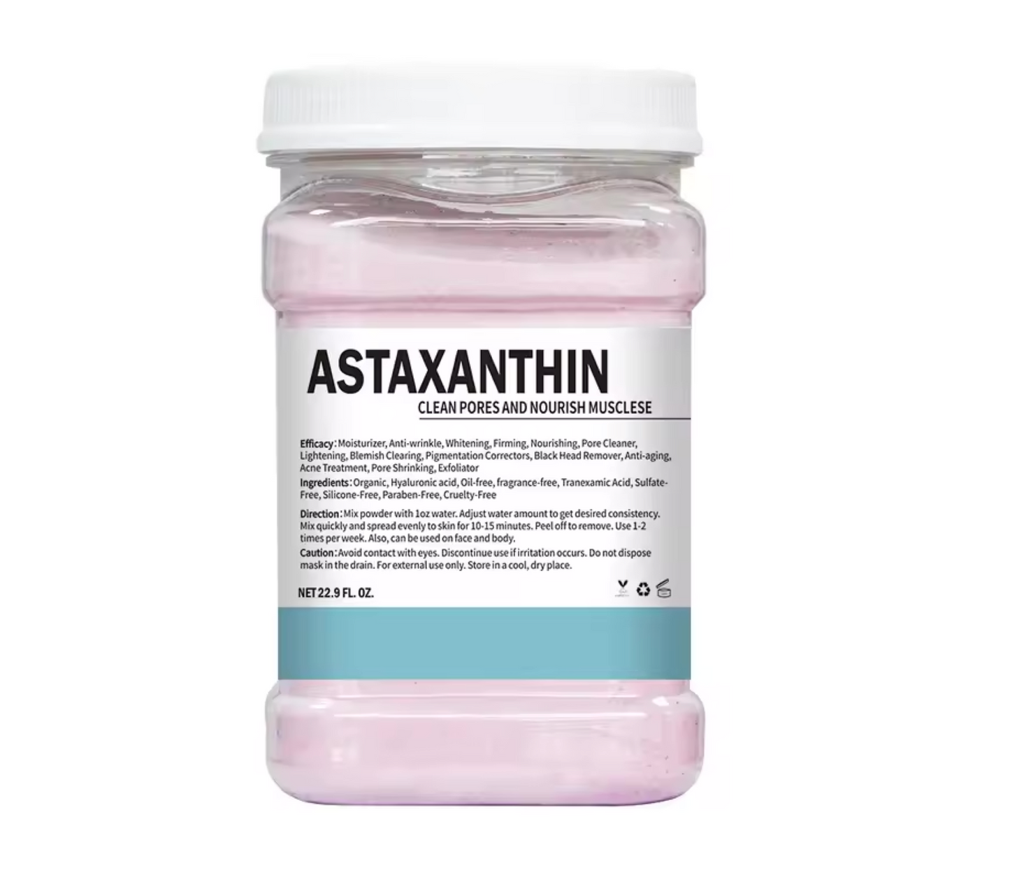 Crystal Jelly Mask Cleans Pores Astaxanthin Peel 650g