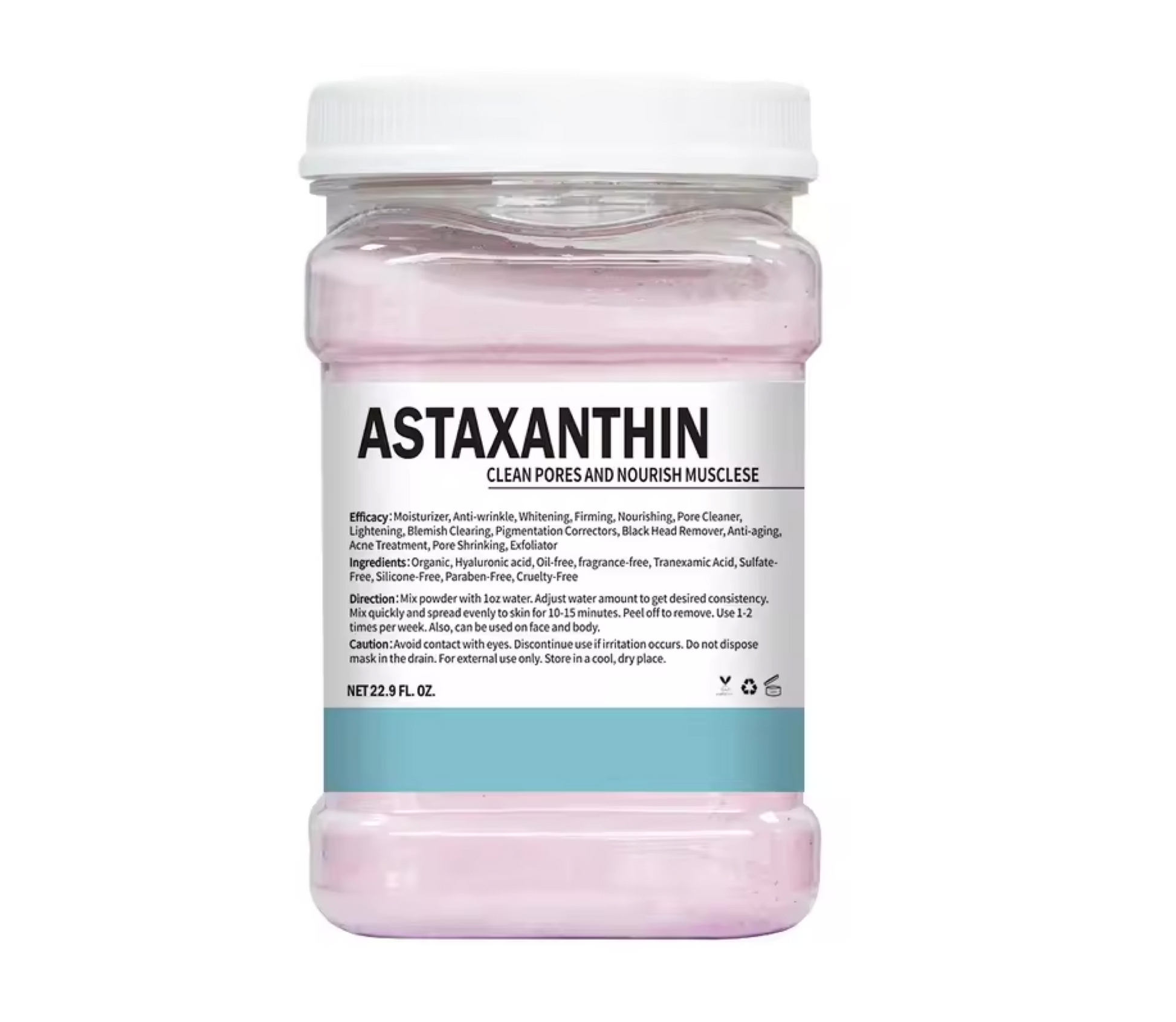 Crystal Jelly Mask Cleans Pores Astaxanthin Peel 650g