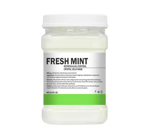 Crystal Jelly Mask Oil Control Fresh Mint Peel 650g