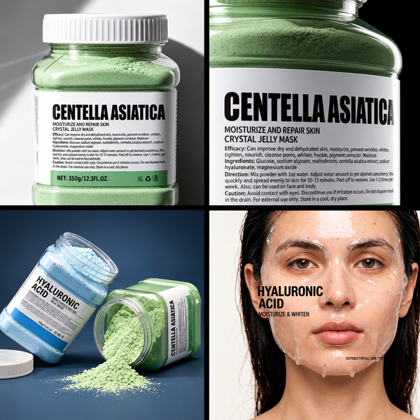 Crystal Hydrojelly Mask Moisturise and Repair Skin Centella Asiatica Peel 350g
