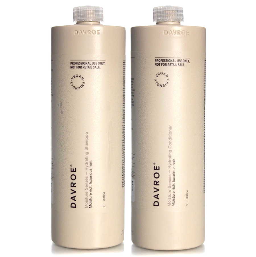 Davroe Moisture Senses Hydrating Shampoo and Conditioner 1000ml