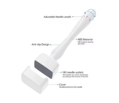 DRS Derma Stamp 140 Adjustable Needle Length Titanium Microneedling Stamp