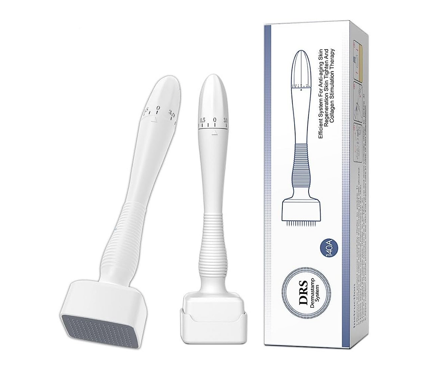 DRS Derma Stamp 140 Adjustable Needle Length Titanium Microneedling Stamp