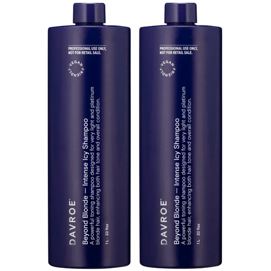 Davroe Beyond Blonde Intense Icy Shampoo 1000ml (2pc)