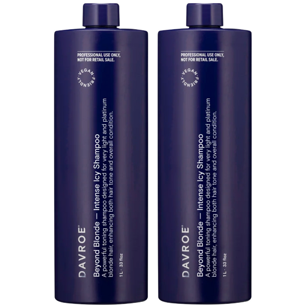 Davroe Beyond Blonde Intense Icy Shampoo 1000ml (2pc)