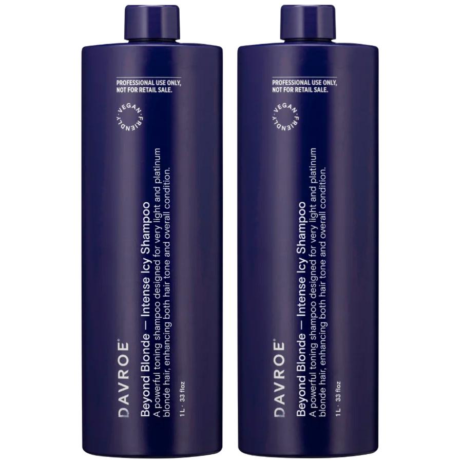 Davroe Beyond Blonde Intense Icy Shampoo 1000ml (2pc)
