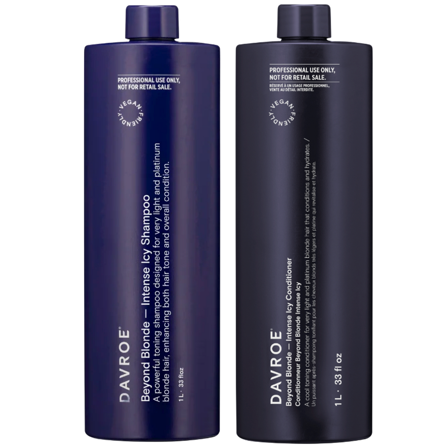 Davroe Beyond Blonde Intense Icy Shampoo and Conditioner 1000ml