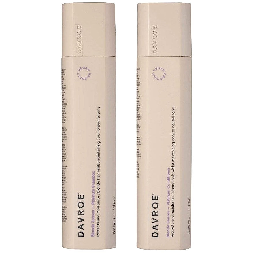 Davroe Blonde Senses Platinum Shampoo and Conditioner 325ml