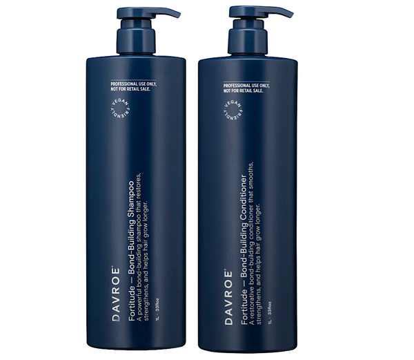 Davroe Fortitude Strengthening Bond Building  Shampoo and Conditioner 1000ml 