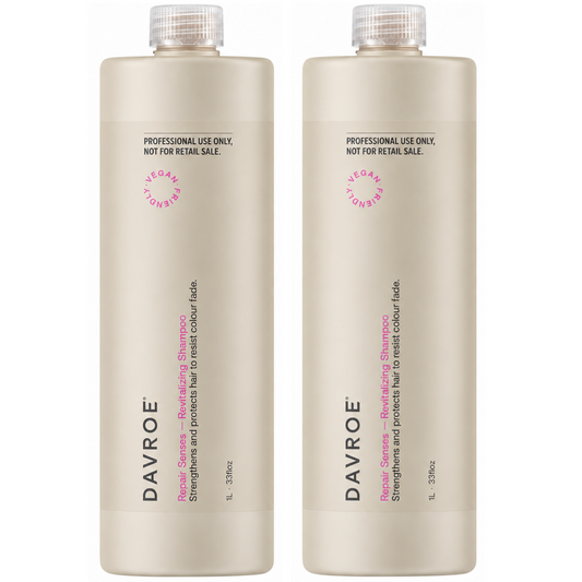 Davroe Repair Senses Revitalizing Shampoo 1000ml (2pc)