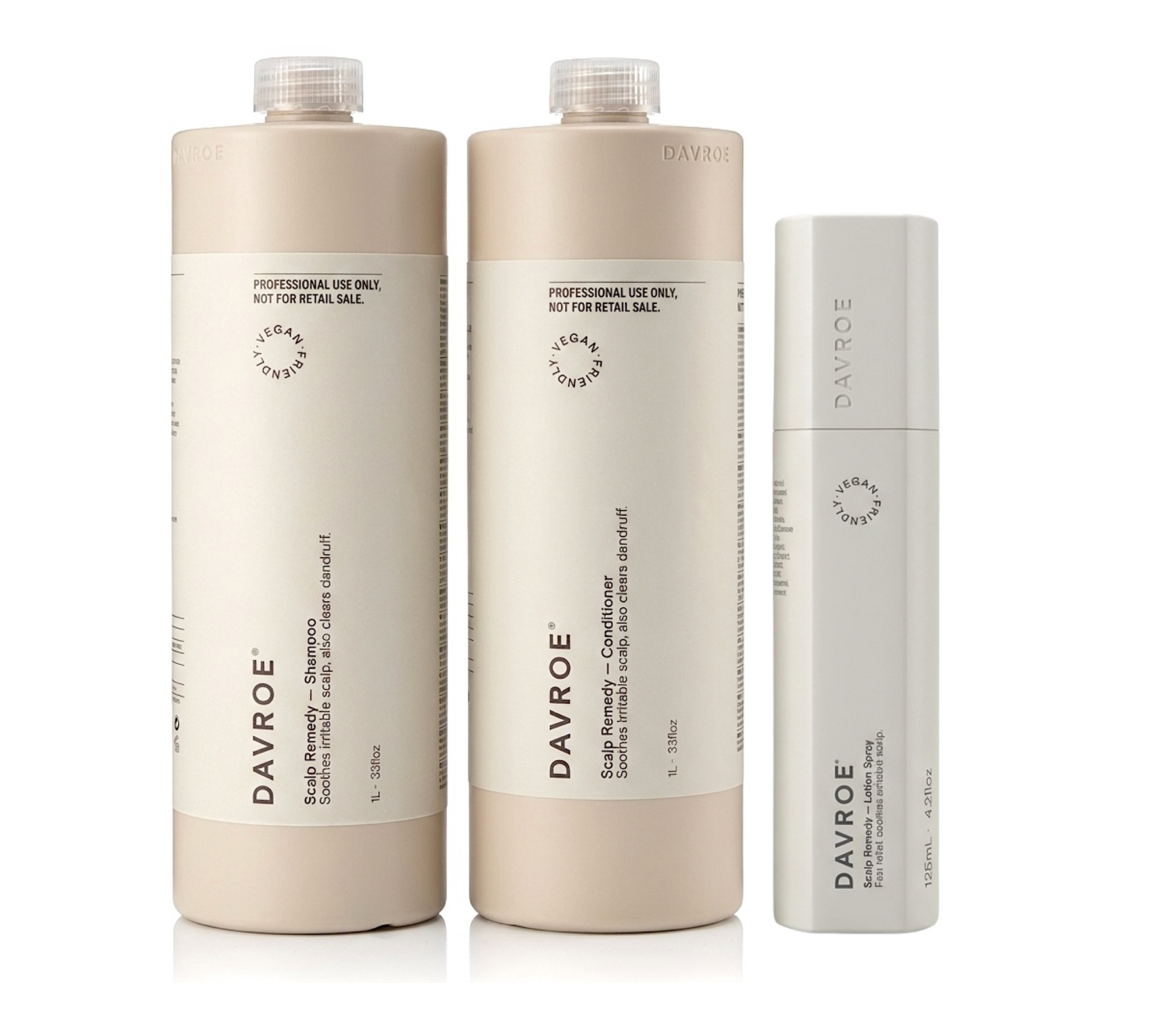 Davroe Scalp Remedy Shampoo and Conditioner 1000ml + Lotion Spray