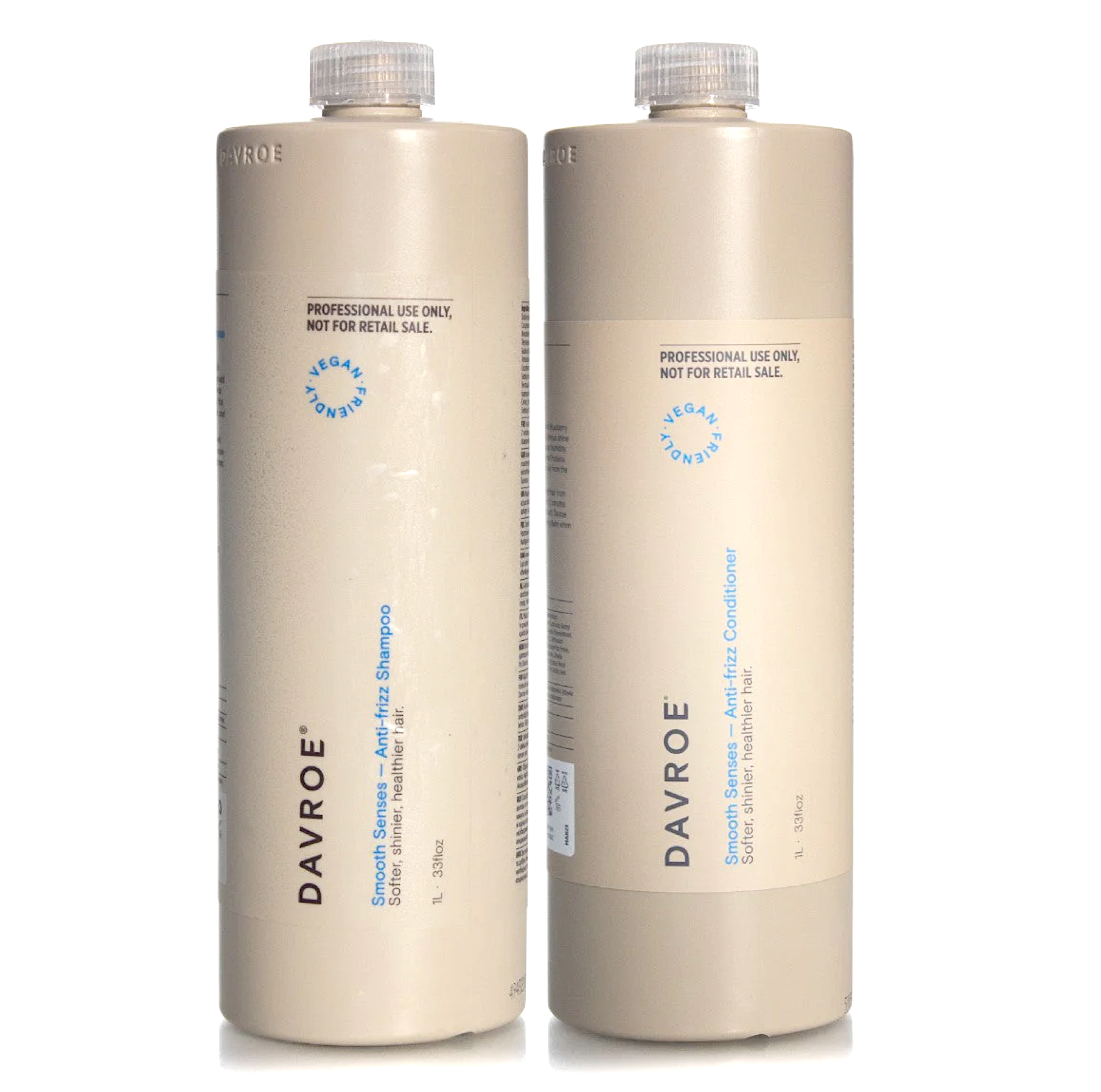 Davroe Smooth Senses Anti Frizz Shampoo and Conditioner 1000ml