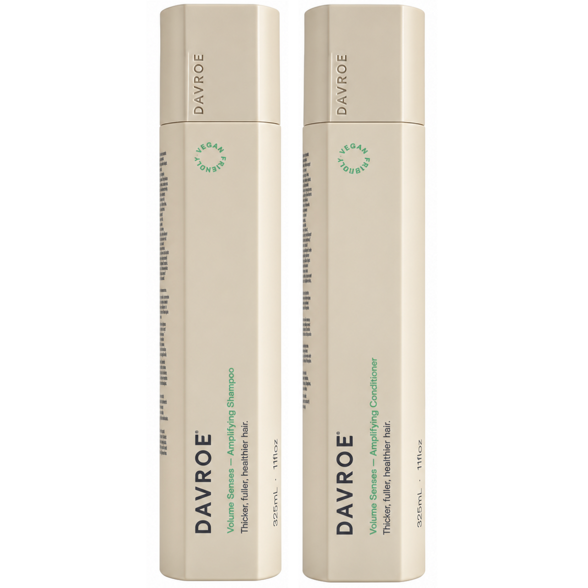 Davroe Volume Senses Amplifying Shampoo and Conditioner 325ml