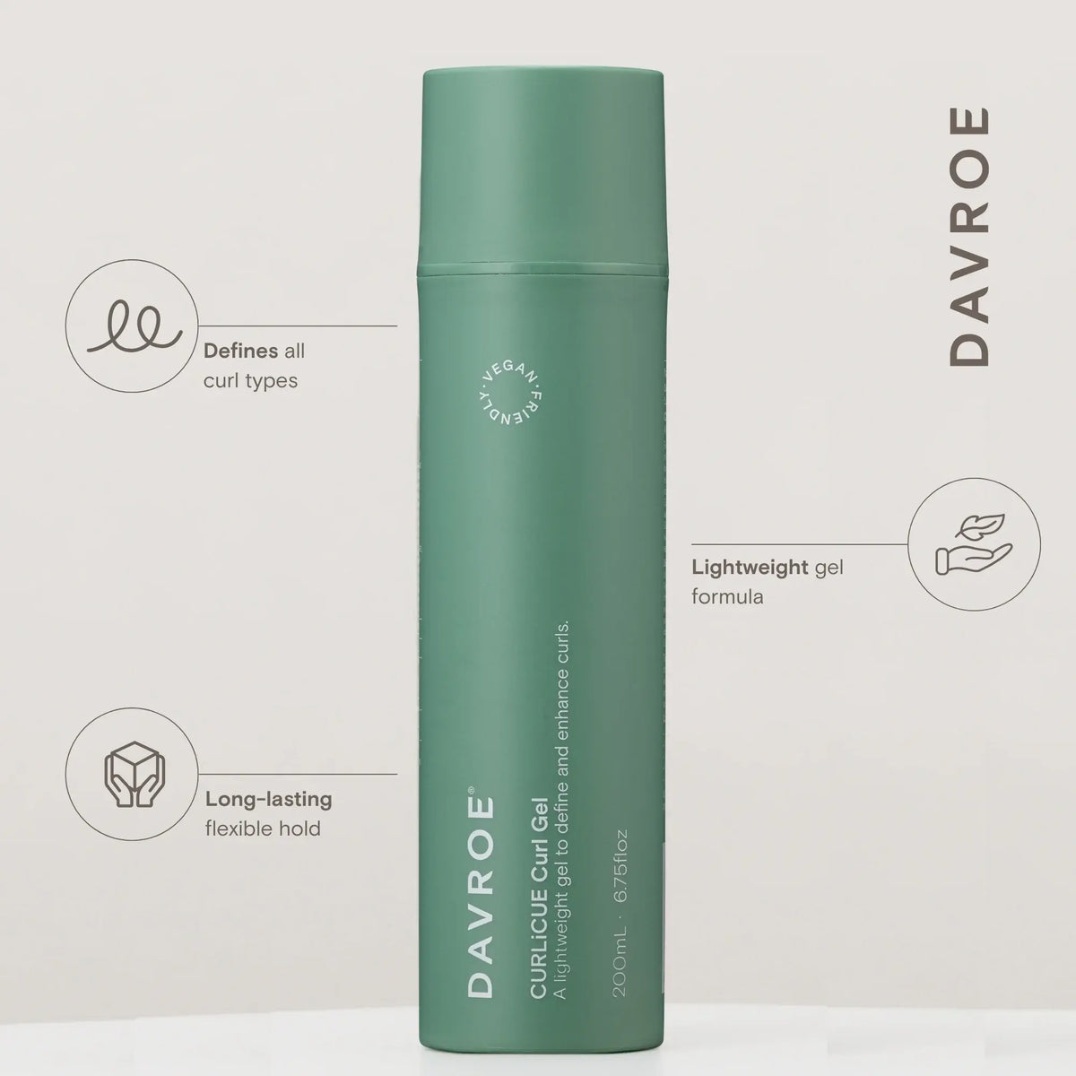 Davroe Curlicue Curl Gel 200ml (2pc)