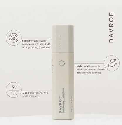 Davroe Scalp Remedy Shampoo and Conditioner 1000ml + Scalp Lotion Spray (3pc)