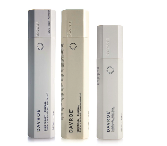 Davroe Scalp Remedy Shampoo and Conditioner 325ml + Lotion Spray 